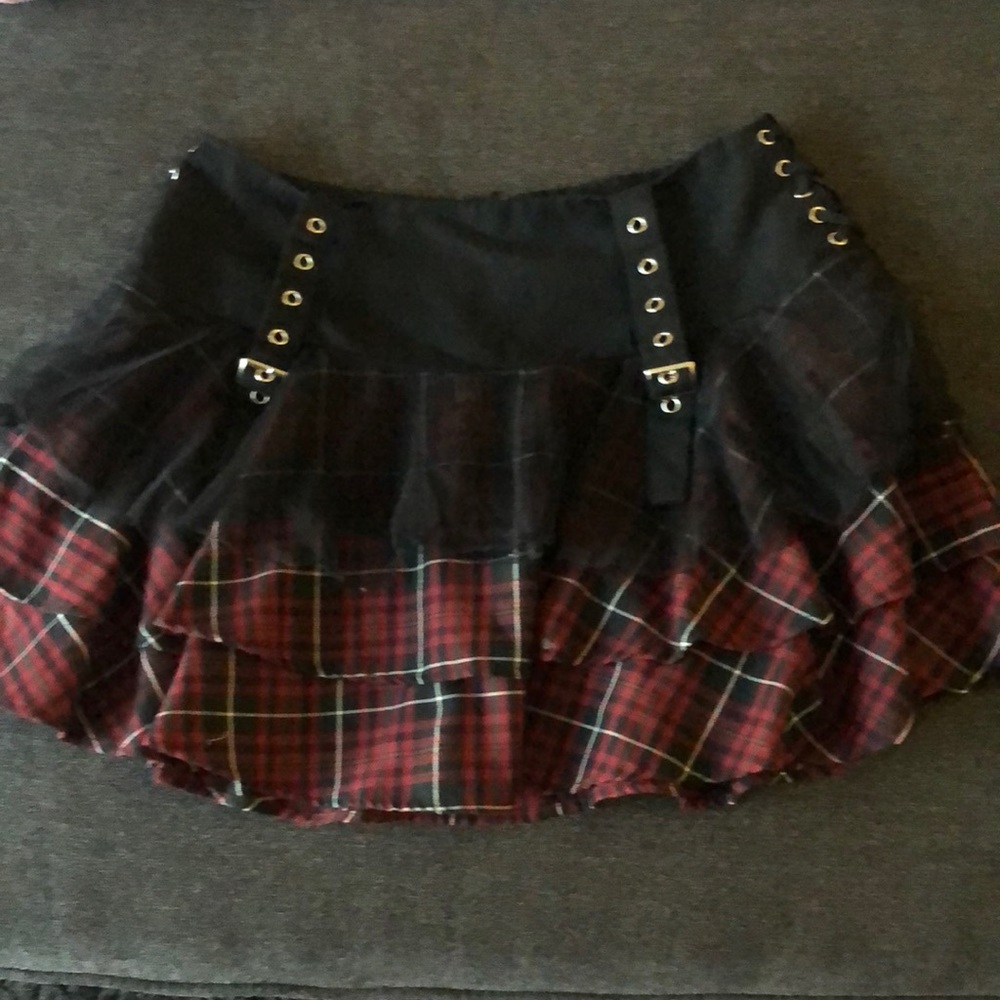 Hot Topic Tiered Mini Skirt